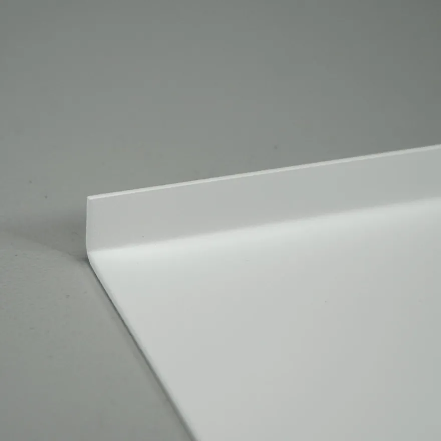 Como Hylde 37,5 x 15 cm - Hvid metal
