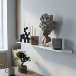 Como Hylde 50 x 10 cm - Hvid metal