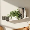Como Hylde 50 x 15 cm - Hvid metal