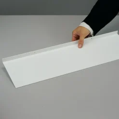 Como Hylde 50 x 15 cm - Hvid metal