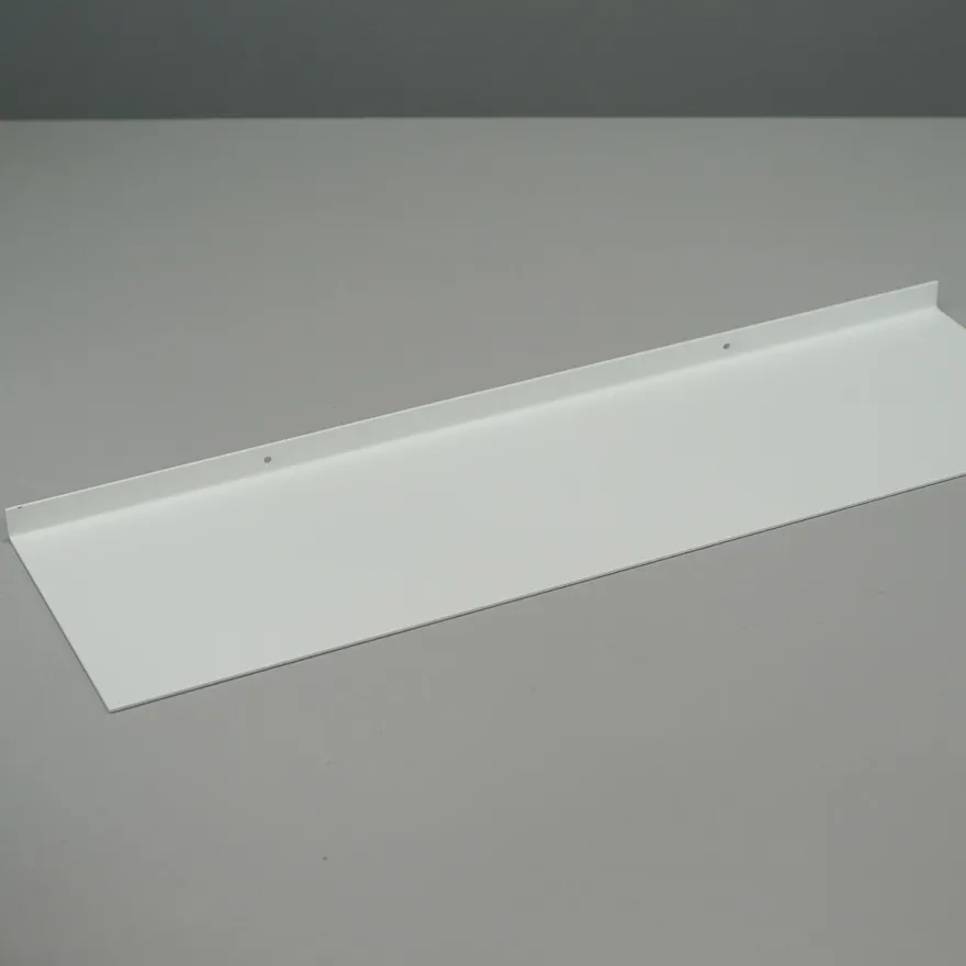 Como Hylde 50 x 15 cm - Hvid metal