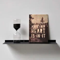 Como Hylde 40x15 cm. Sort metal