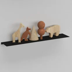 Como Hylde 50 x 10 cm - Sort metal