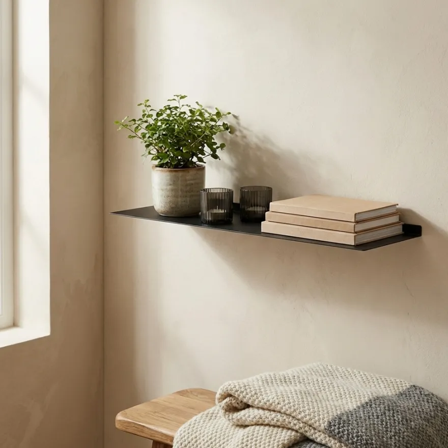 Como Hylde 50 x 15 cm - Sort metal