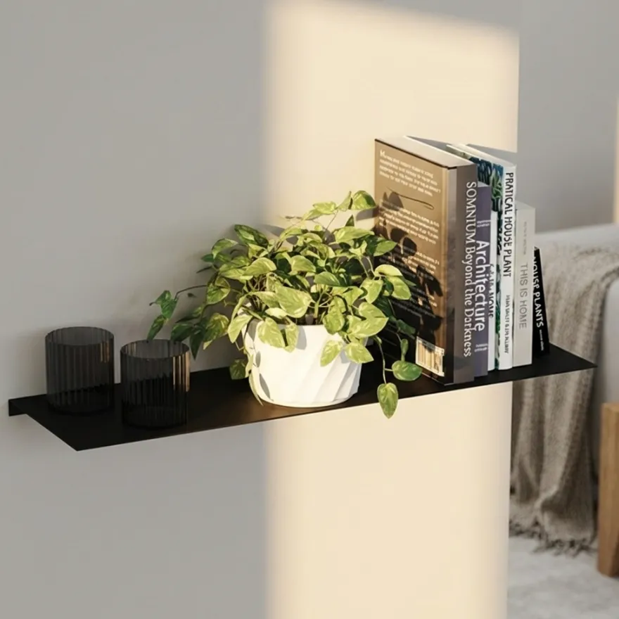 Como Hylde 50 x 15 cm - Sort metal