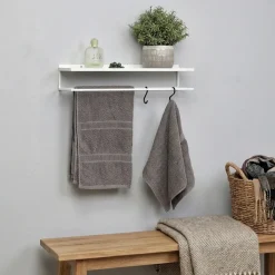 Como Køkkenhylde med stænger - Hvid Metal (50 cm)