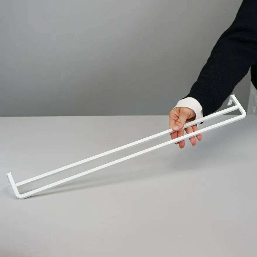 Como Køkkenstang - 60 cm, Hvid - DOUBLE