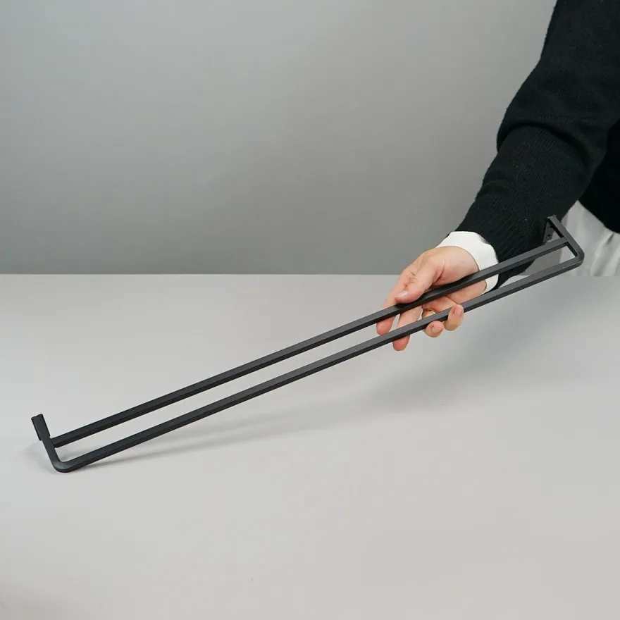 Como Køkkenstang - 60 cm, Sort - DOUBLE