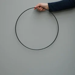 Como Metalring til dekorationer, 29 cm, Sort