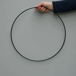 Como Metalring til dekorationer, 39 cm, Sort