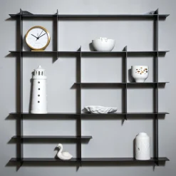 Como Niveau Display Hylde, Large, Sort