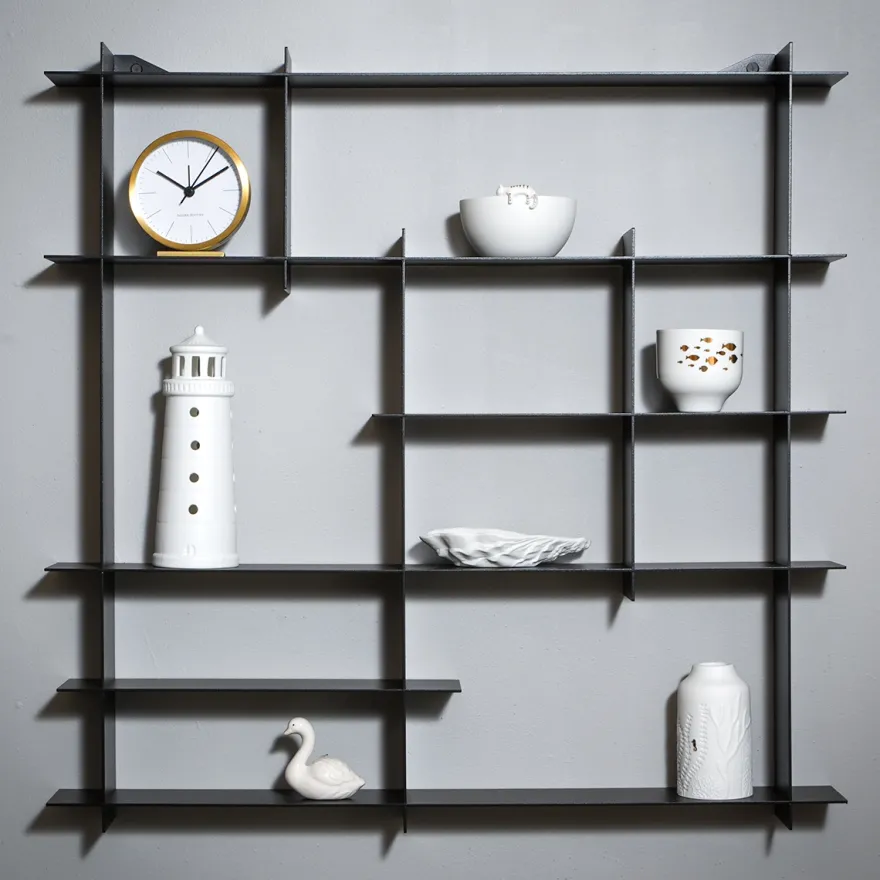 Como Niveau Display Hylde, Large, Sort