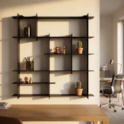 Como Niveau Display Hylde, Large, Sort
