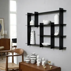 Como Niveau Display Hylde, Medium, Sort