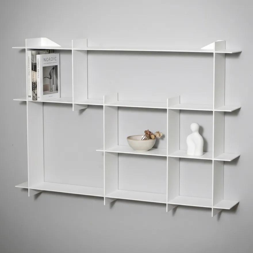 Como Niveau Display Hylde, Medium, Hvid