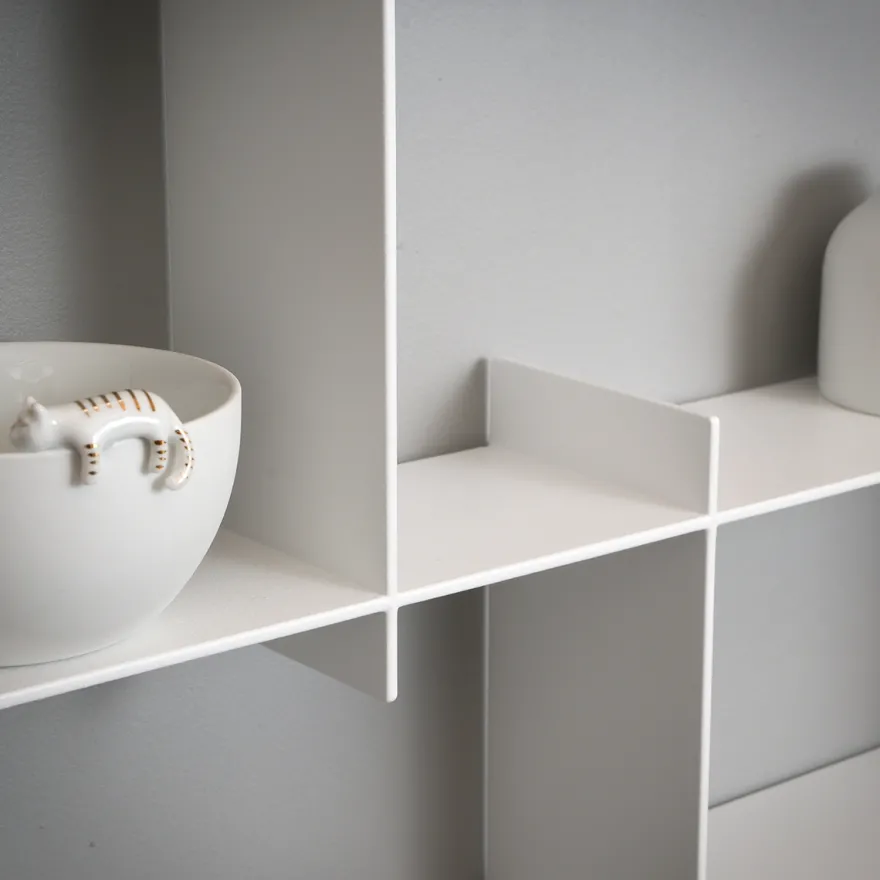 Como Niveau Display Hylde, Medium, Hvid