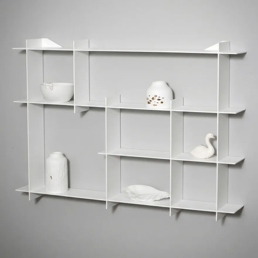 Como Niveau Display Hylde, Medium, Hvid