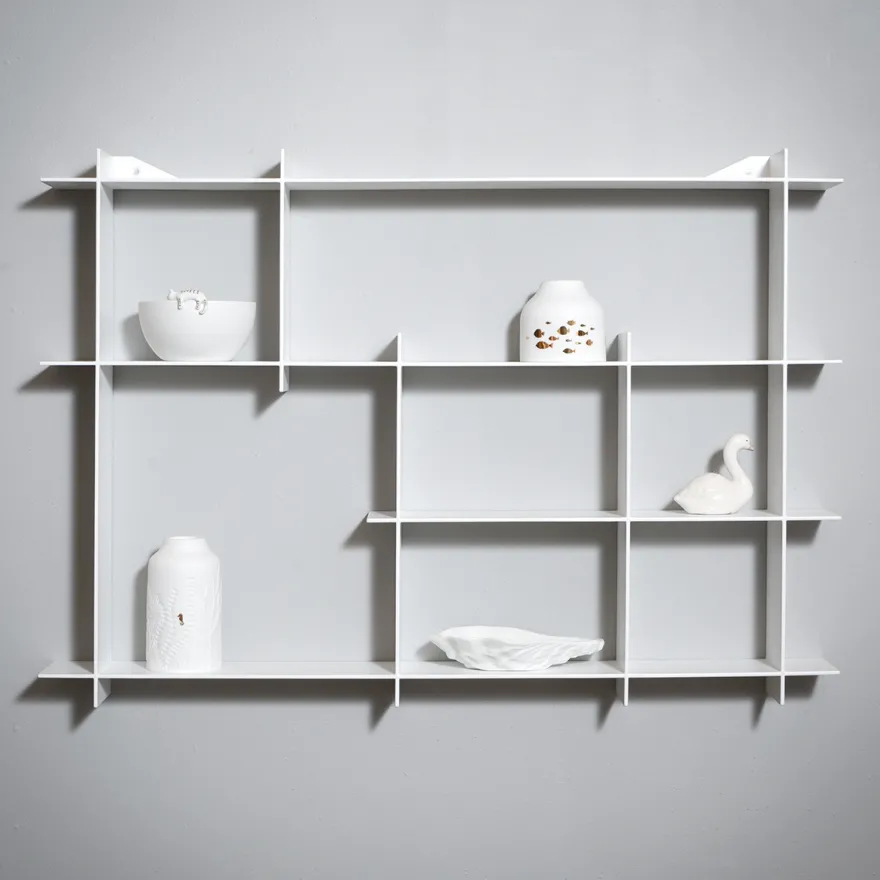 Como Niveau Display Hylde, Medium, Hvid