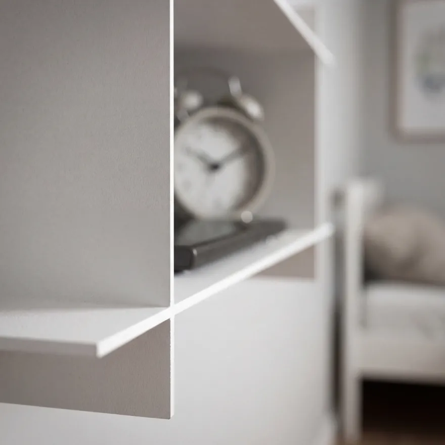 Como Niveau Hylde - Sengebord, Hvid