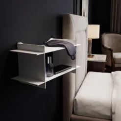 Como Niveau Hylde - Sengebord, Hvid