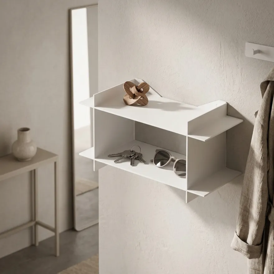 Como Niveau Hylde - Sengebord, Hvid