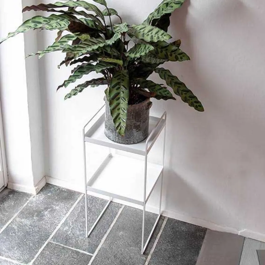 Como Plantestander med to hylder, Hvid