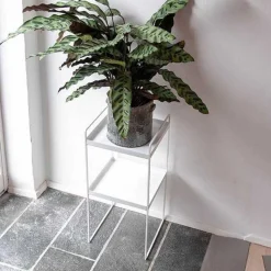 Como Plantestander med to hylder, Hvid