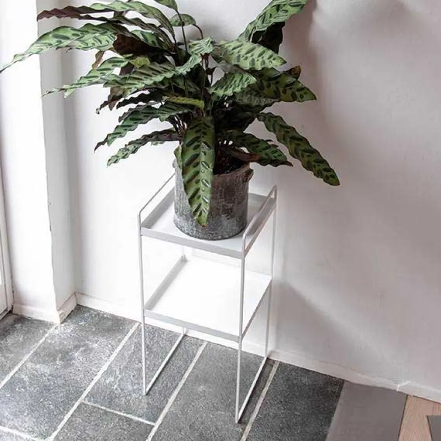 Como Plantestander med to hylder, Hvid