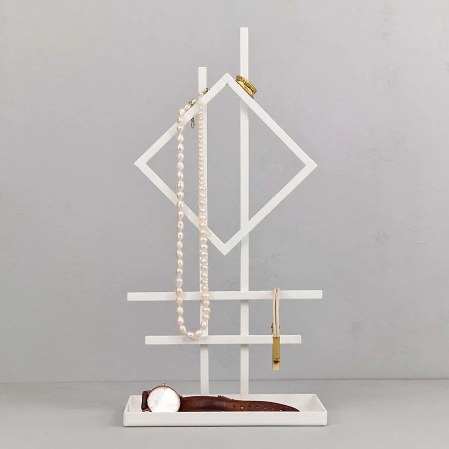 Como smykkeholder - TOTEM, Hvid