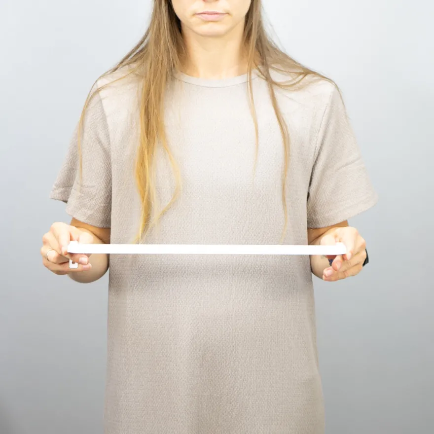 Como viskestykkeholder - 40 cm, Hvid- DOUBLE