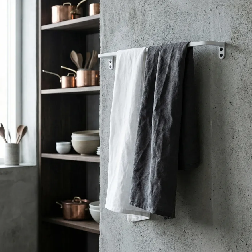 Como viskestykkeholder, 60 cm, Hvid