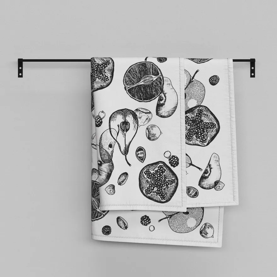 Como viskestykkeholder, 50 cm, Sort