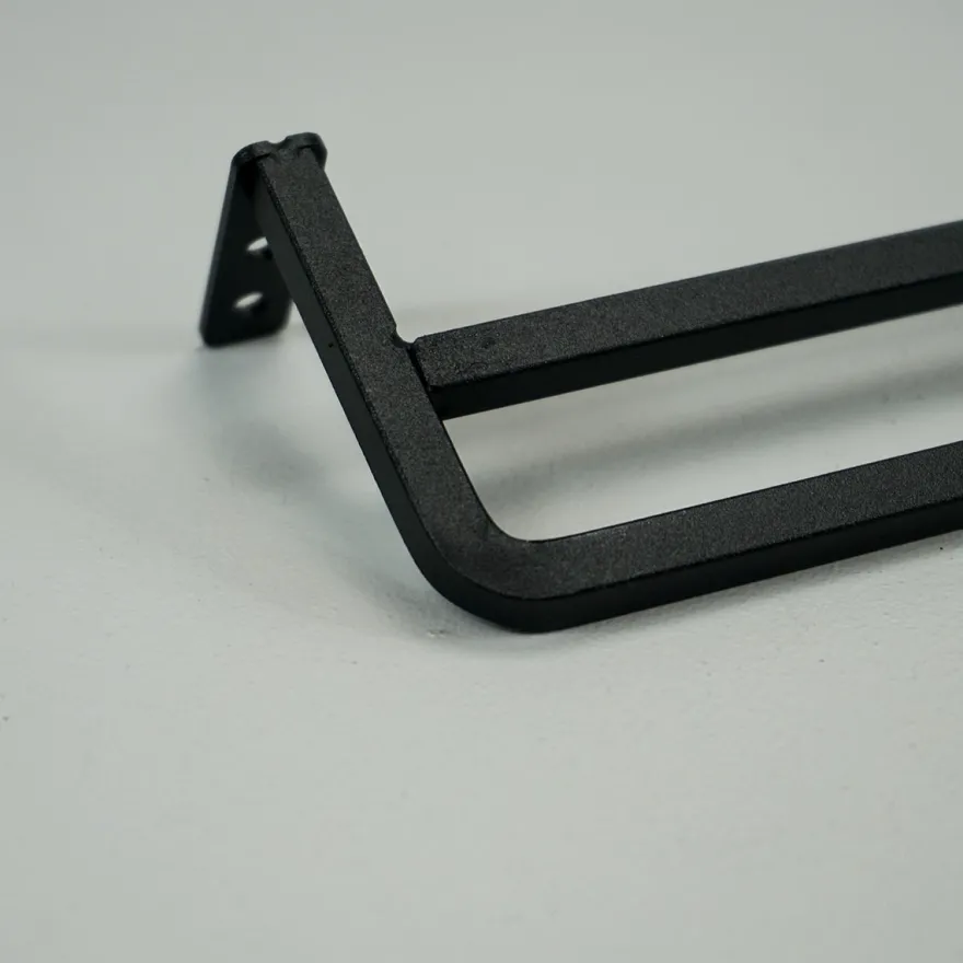 Como viskestykkeholder - 40 cm, Sort - DOUBLE