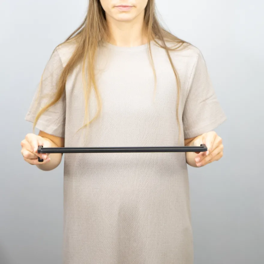 Como viskestykkeholder - 40 cm, Sort - DOUBLE