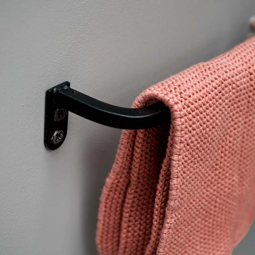Como viskestykkeholder, 40 cm, Sort