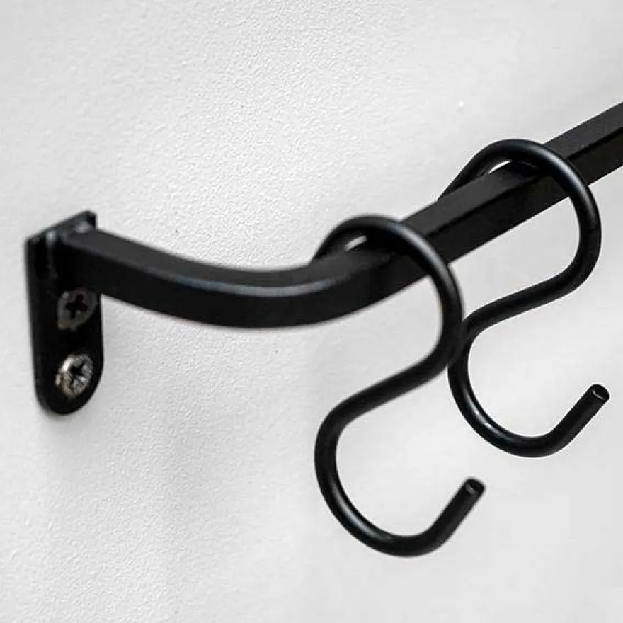 Como viskestykkeholder, 40 cm, Sort