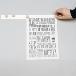 Como Wallnote inkl. magneter - Hvid
