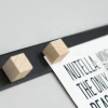 Como Wallnote inkl. magneter - Sort