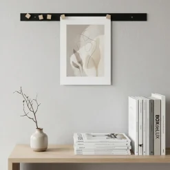 Como Wallnote inkl. magneter - Sort