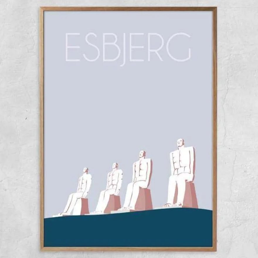 Danmark Plakat - Esbjerg. Vælg str.