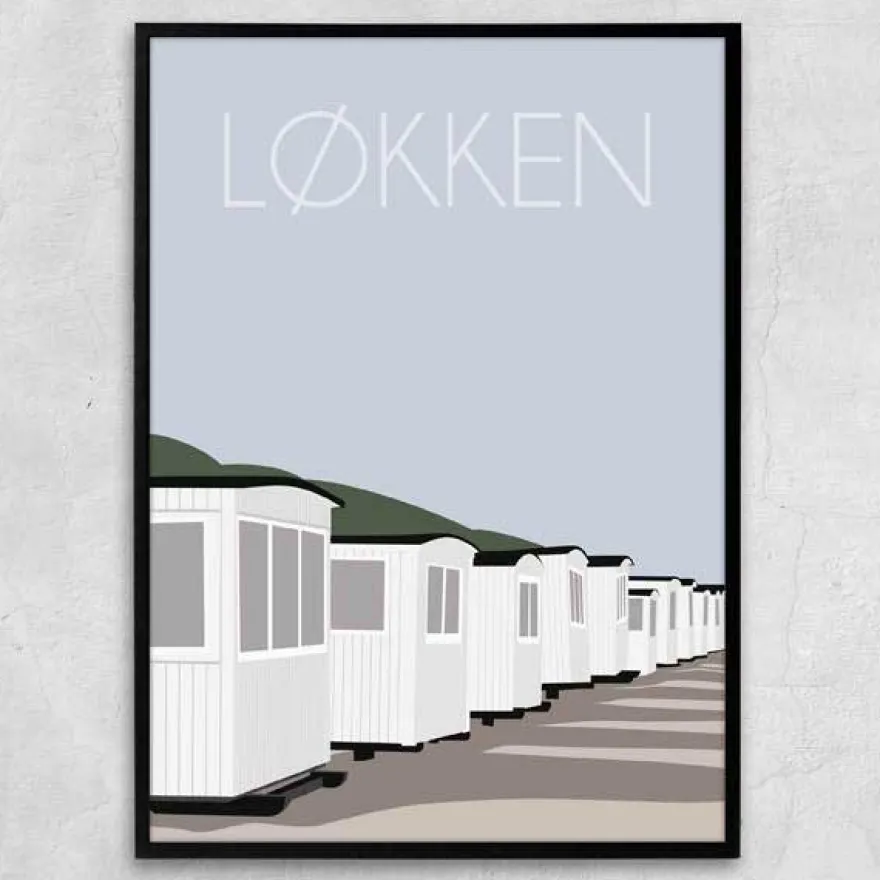 Danmark Plakat - Løkken. Vælg str.