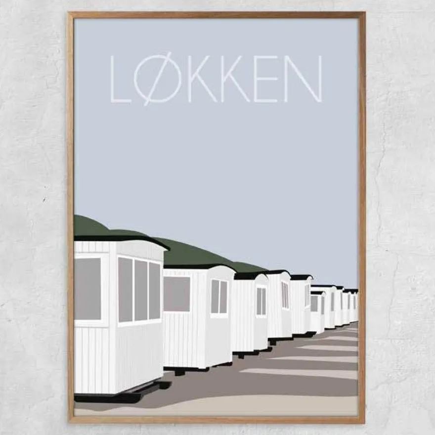 Danmark Plakat - Løkken. Vælg str.