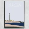 Danmark Plakat - Skagen. Vælg str.