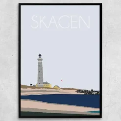Danmark Plakat - Skagen. Vælg str.