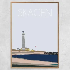 Danmark Plakat - Skagen. Vælg str.
