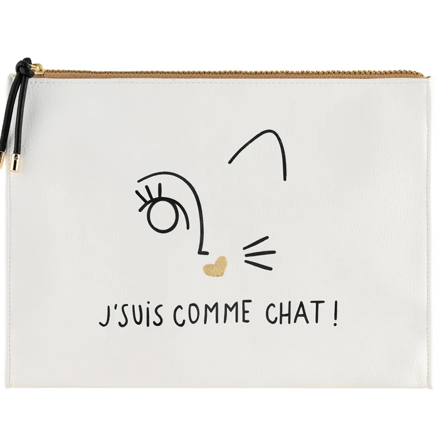 Derrière la Porte toilettaske - J'suis comme chat