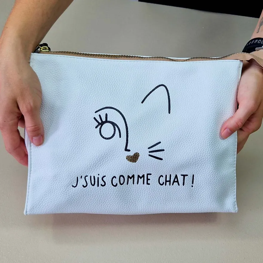 Derrière la Porte toilettaske - J'suis comme chat