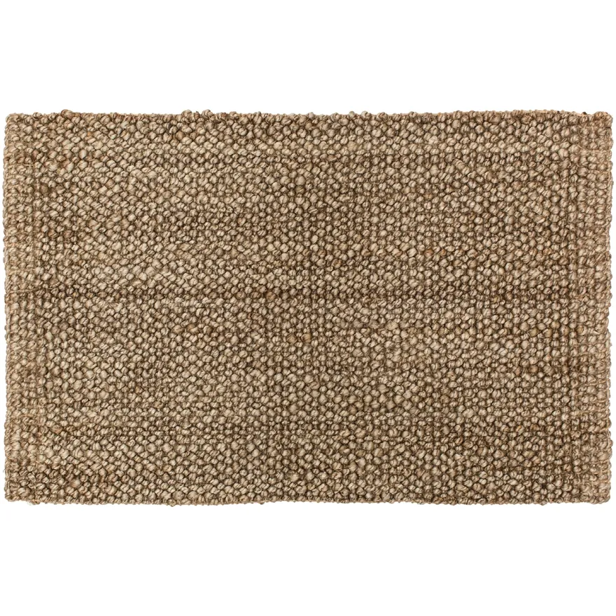 Dixie dørmåtte i jute - ALICE - Mørk Natur - 60x90cm