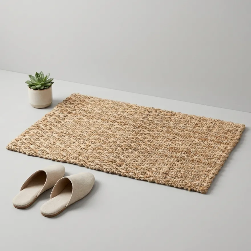 Dixie dørmåtte i jute - FANNY diamonds - Natur 60x90cm