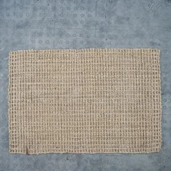 Dixie dørmåtte i jute - Lys Natur 60 x 90 cm.